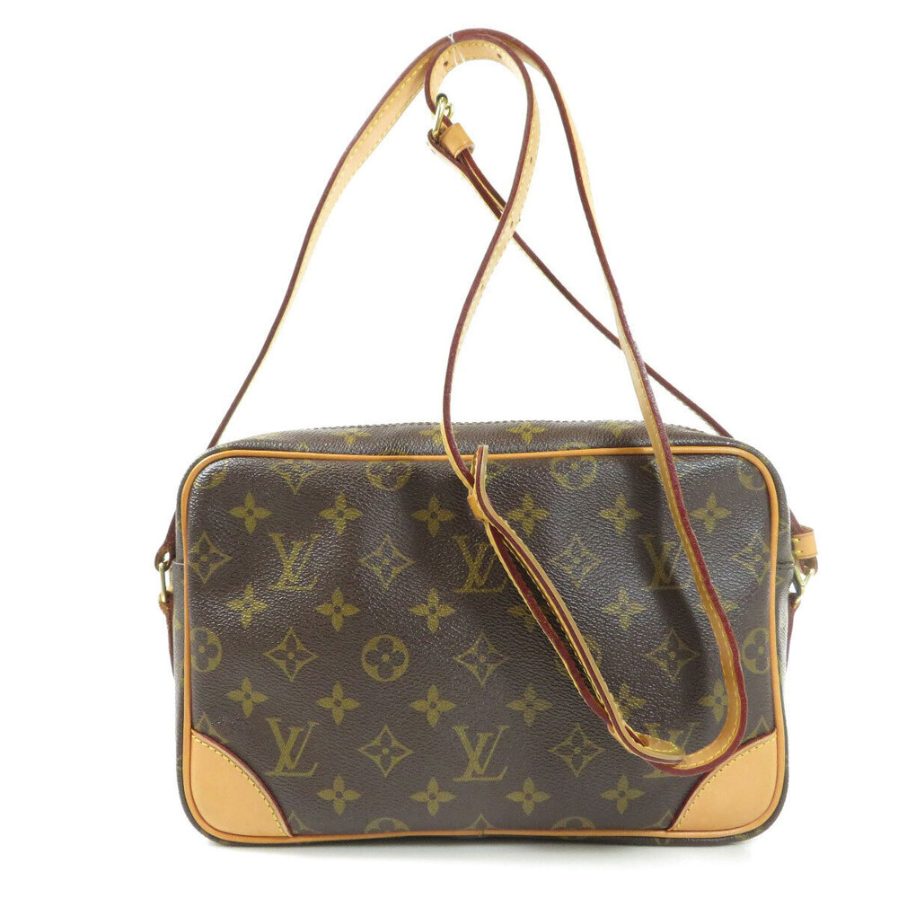 Louis Vuitton Monogram Trocadero Shoulder Canvas Bag Brown